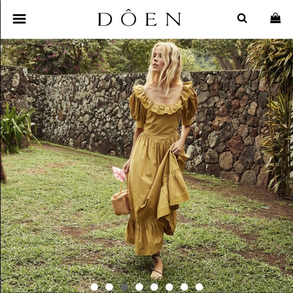 DOEN Lupine Dress in Oregano size XS